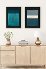 Wallity Huhu90 - Set de 2 Pinturas Decorativas 50 x 70 cm